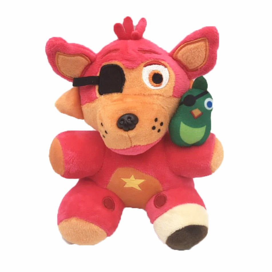 FNAF Plushies – Personagens completos (17,78 cm) – (Nightmare Foxy